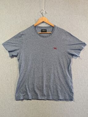 Rodd & Gunn Sports Fit T-Shirt Men's Large Blue Red Logo Australian Cotton